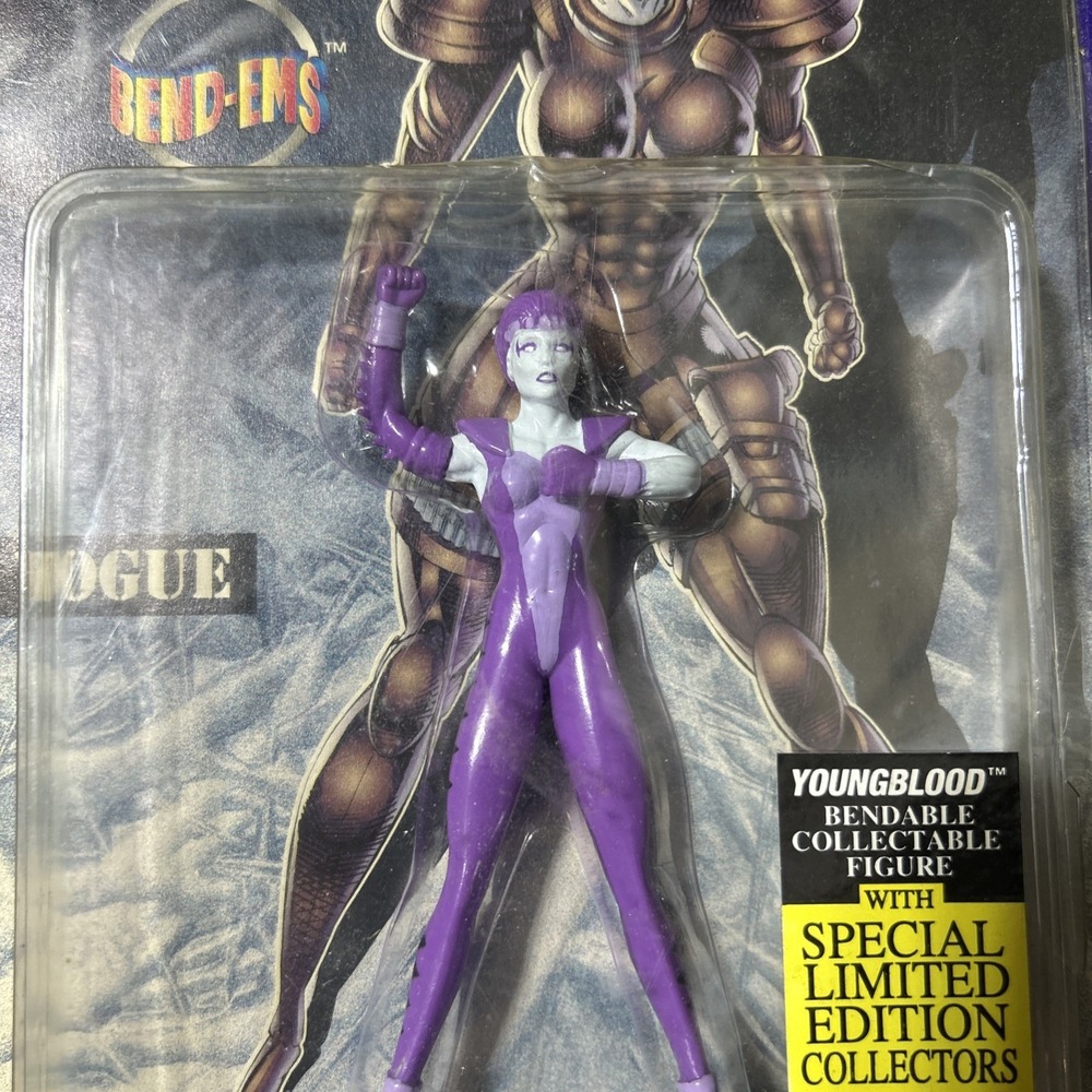 Youngblood Vogue Action Figure w/ Comic – JusToys 1995 – New Sealed Vintage - Picture 5 of 5